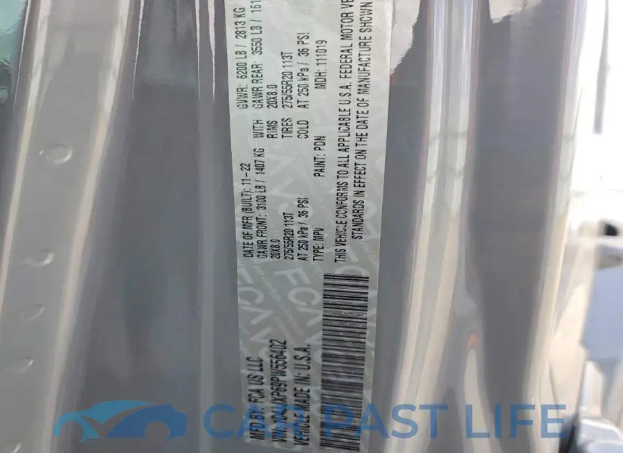 1C4JJXP69PW556402# 12