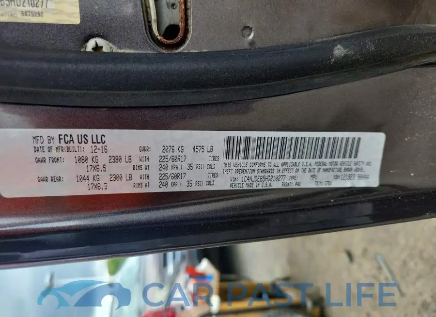 1C4NJDEB5HD210277# 13