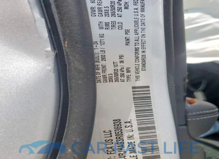 1C4RJHAG3R8536938# 14
