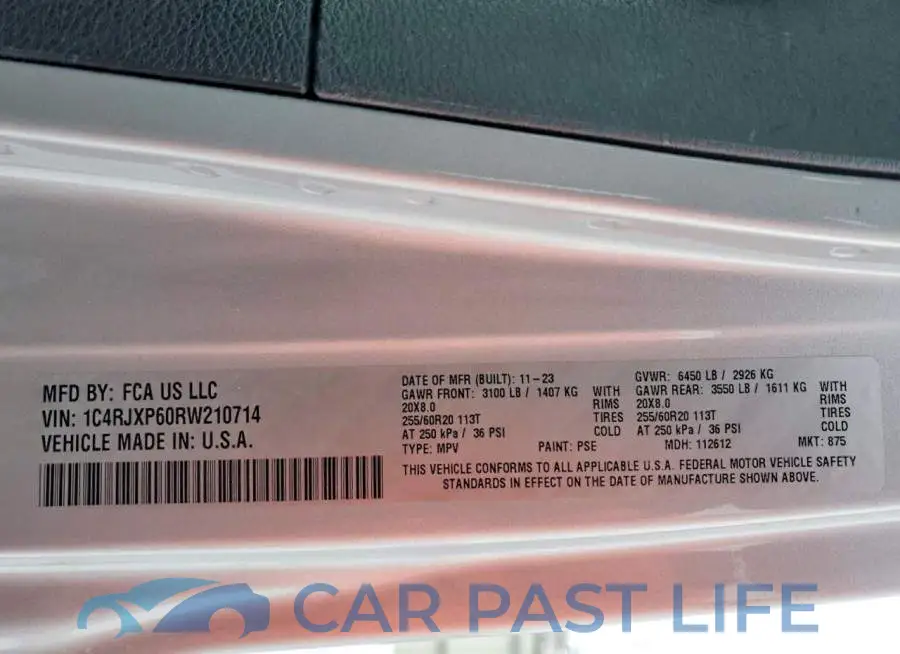 1C4RJXP60RW210714# 13