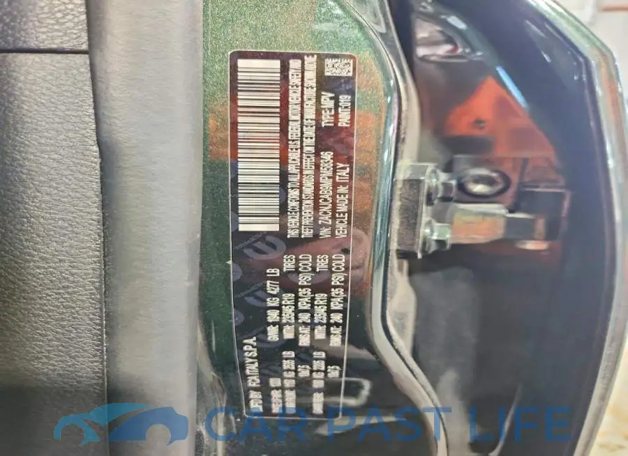 ZACNJCAB9MPM58346# 14