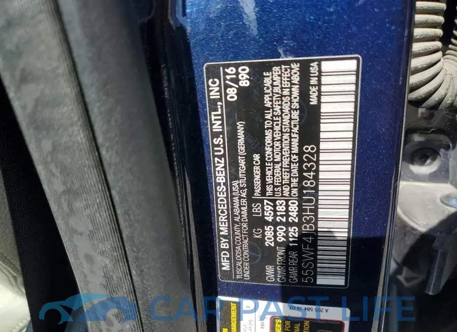 55SWF4JB3HU184328# 12