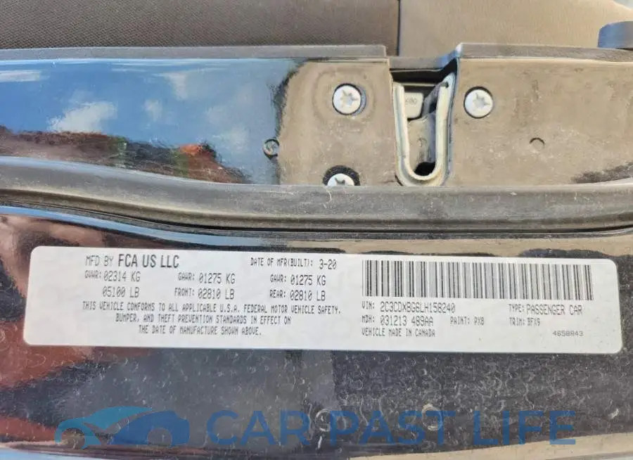 2C3CDXBG6LH158240# 12