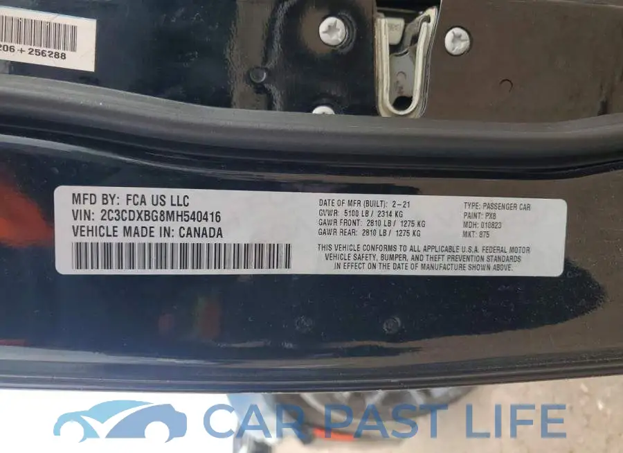 2C3CDXBG8MH540416# 12