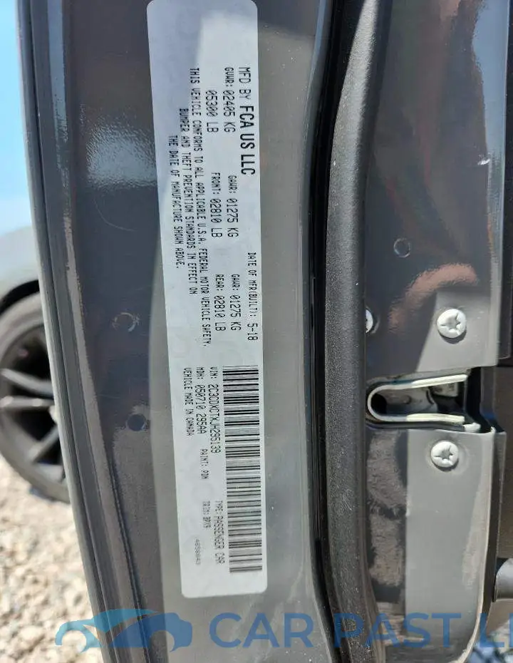 2C3CDXCTXJH295139# 12
