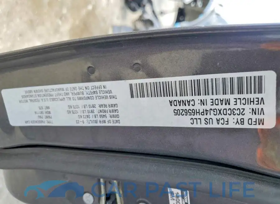 2C3CDXGJ4PH656205# 13