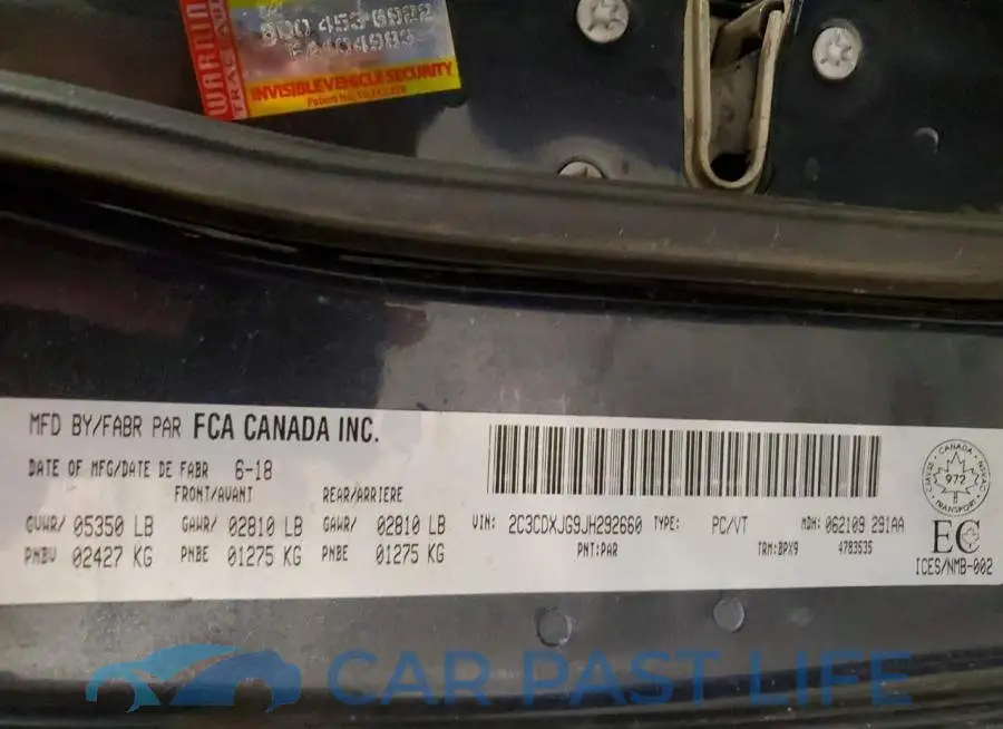 2C3CDXJG9JH292660# 12