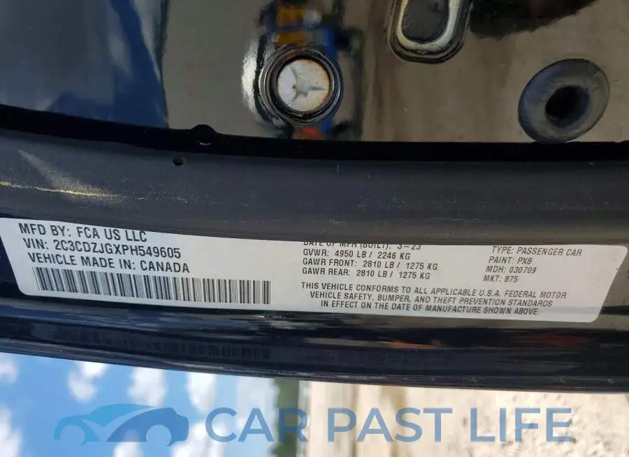 2C3CDZJGXPH549605# 13