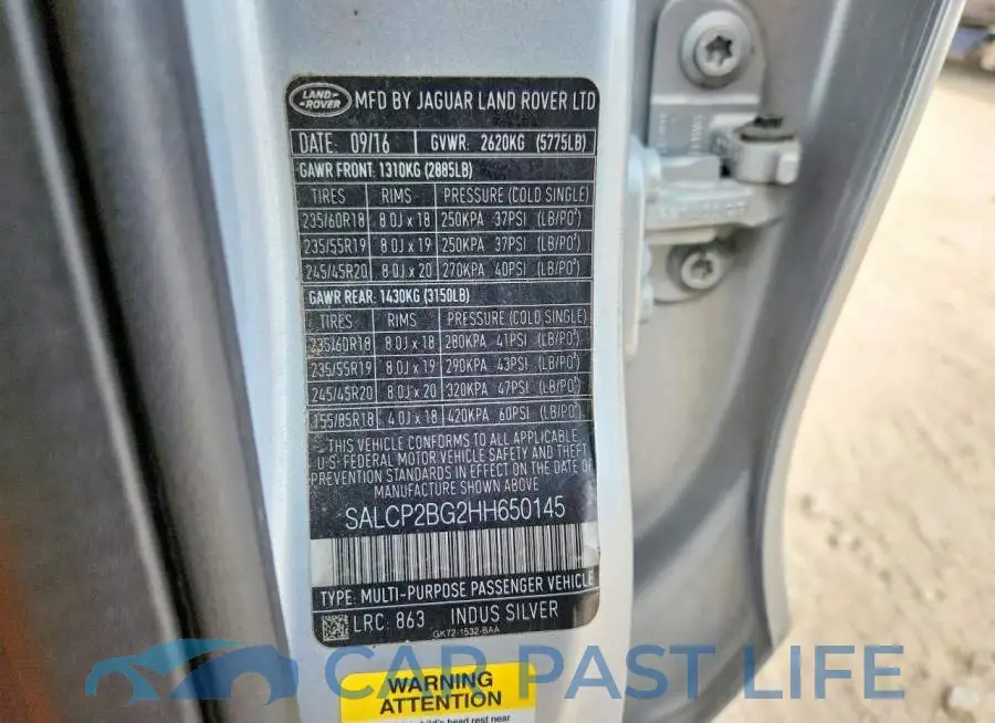 SALCP2BG2HH650145# 13