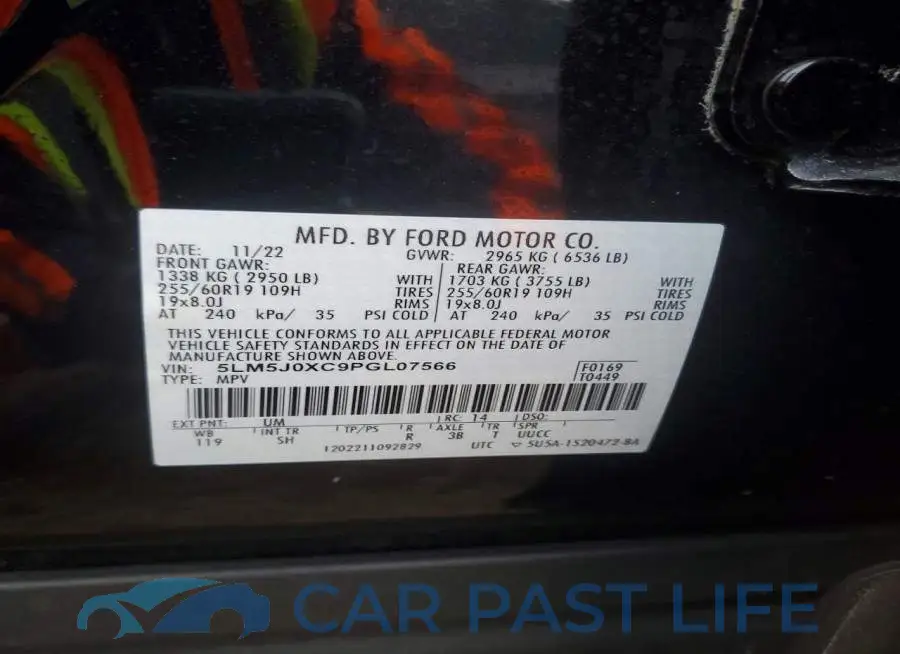 5LM5J0XC9PGL07566# 13