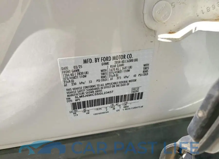 5LM5J6WC5SGL23437# 13