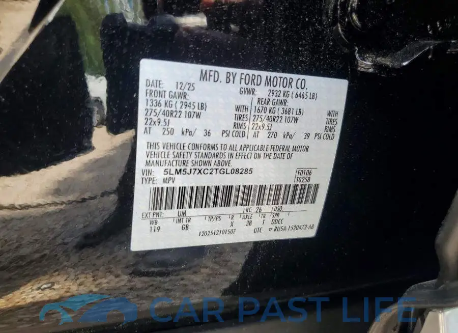 5LM5J7XC2TGL08285# 13