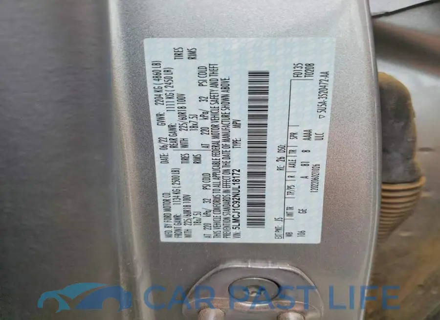 5LMCJ1C92NUL18172# 13
