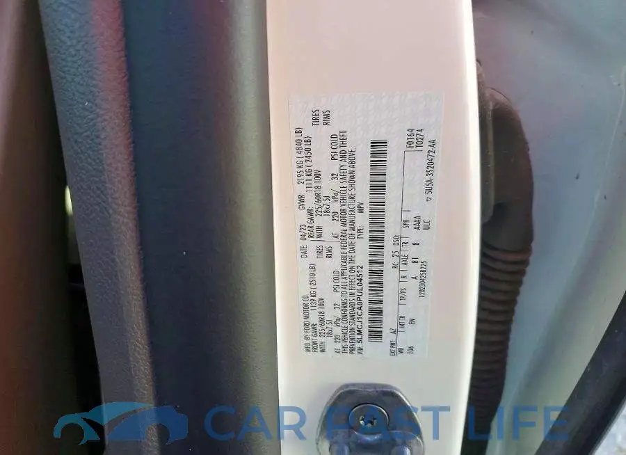 5LMCJ1CA0PUL04512# 12