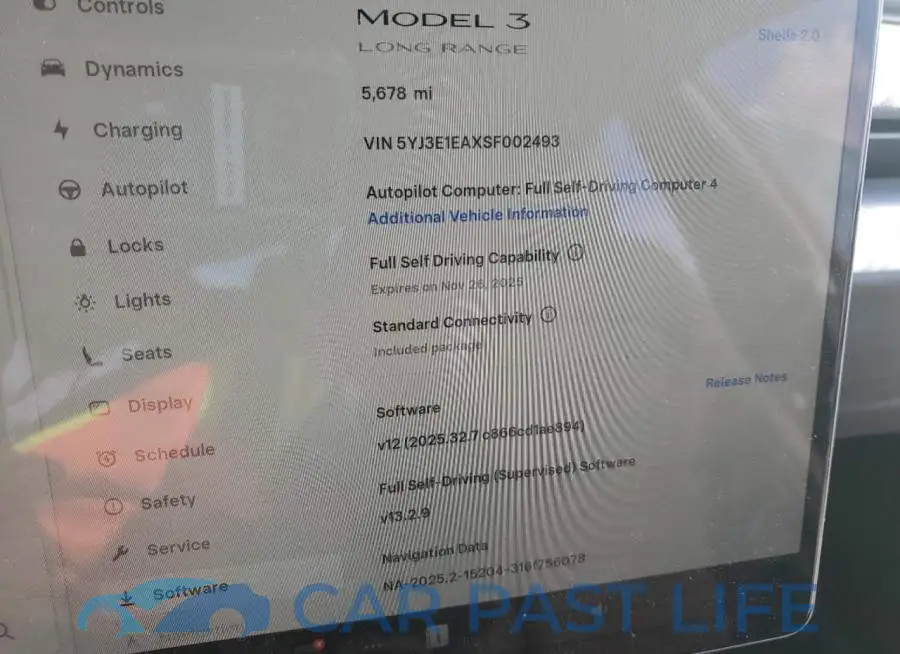 5YJ3E1EAXSF002493# 9