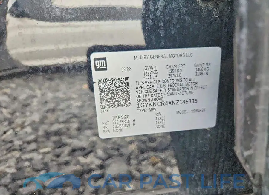 1GYKNCR4XNZ145335# 13