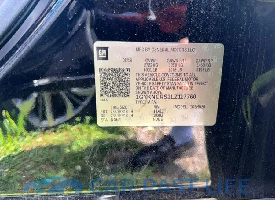 1GYKNCRS1LZ117760# 10