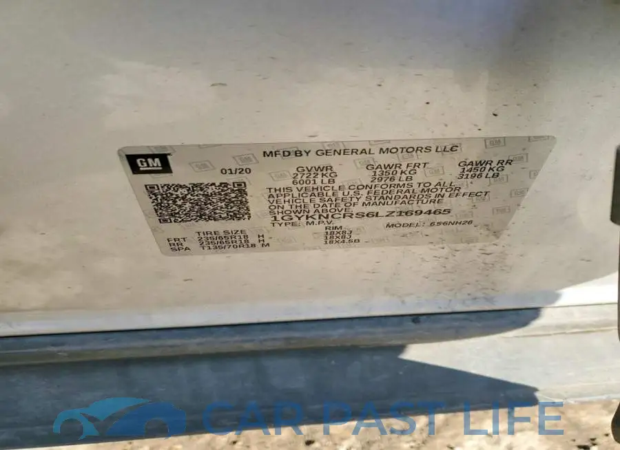 1GYKNCRS6LZ169465# 13