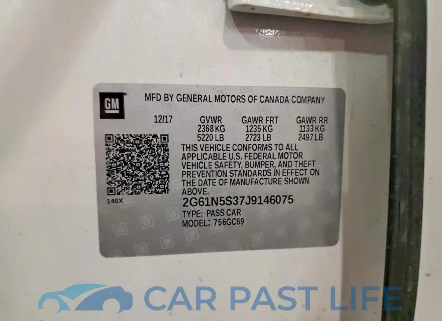 2G61N5S37J9146075# 12