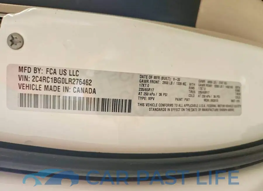 2C4RC1BG0LR276462# 13