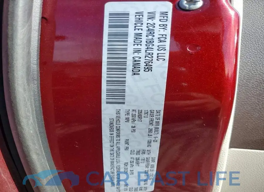 2C4RC1BG4LR276495# 13
