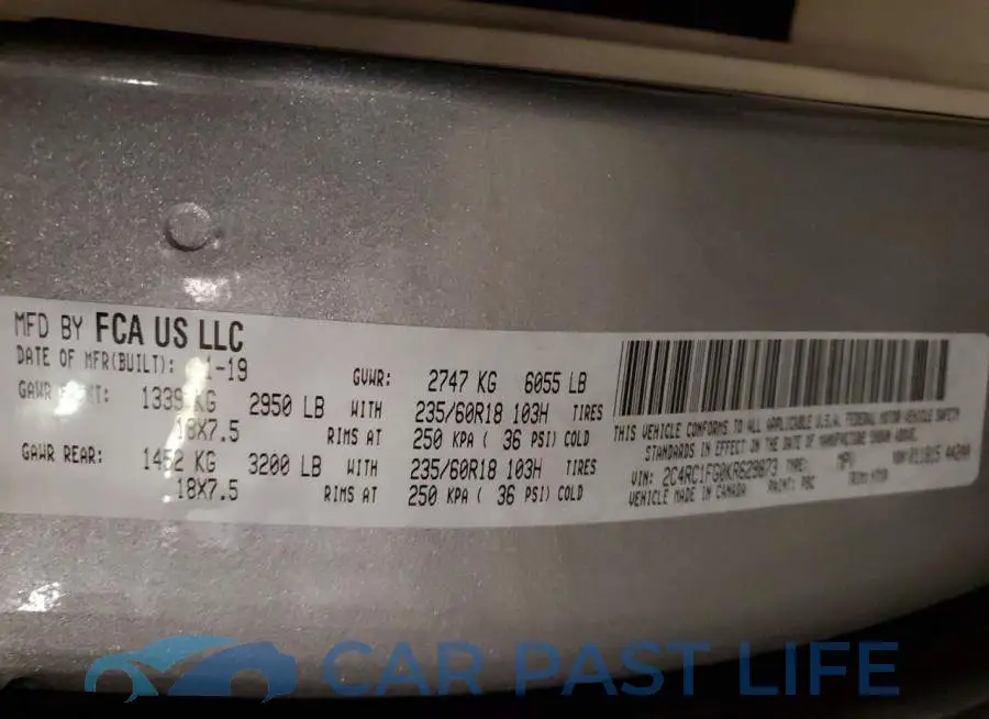 2C4RC1FG0KR629873# 13
