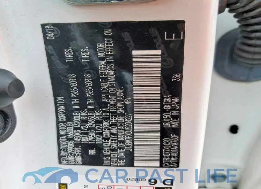 JTJBM7FX0J5204227# 13