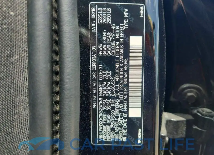 LYV102DK3KB237048# 13