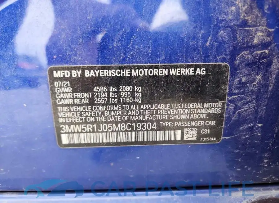 3MW5R1J05M8C19304# 12