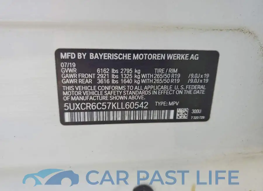 5UXCR6C57KLL60542# 14