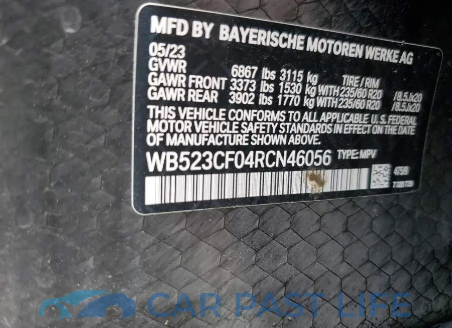 WB523CF04RCN46056# 13