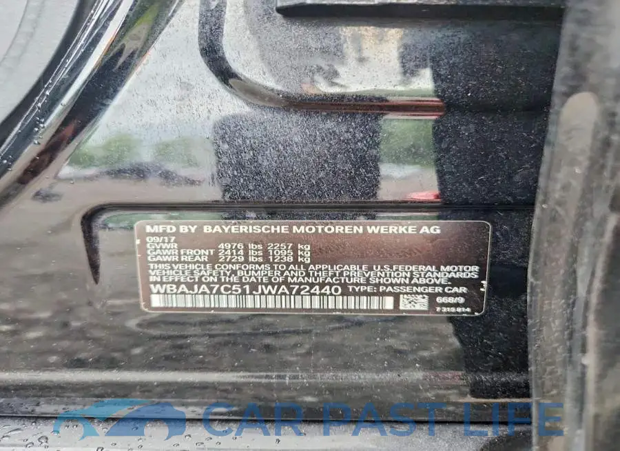 WBAJA7C51JWA72440# 12