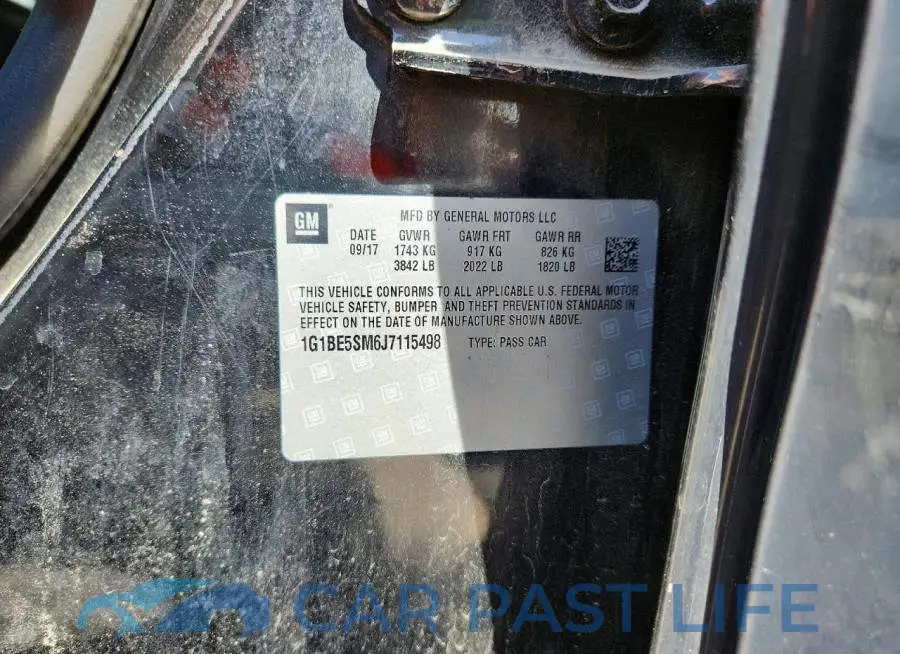 1G1BE5SM6J7115498# 12