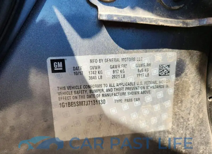 1G1BE5SM7J7131130# 13