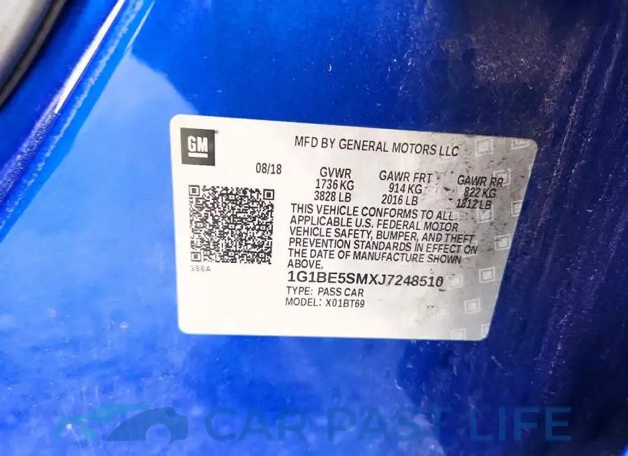 1G1BE5SMXJ7248510# 12