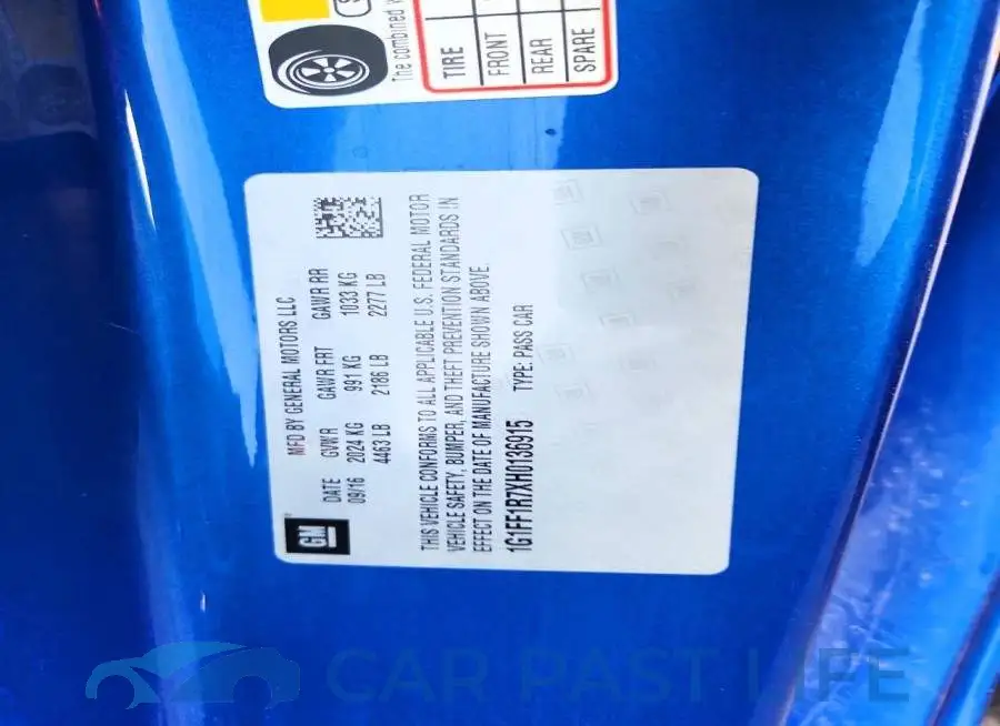 1G1FF1R7XH0136915# 12