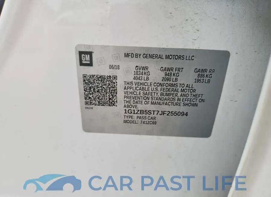 1G1ZB5ST7JF255094# 12