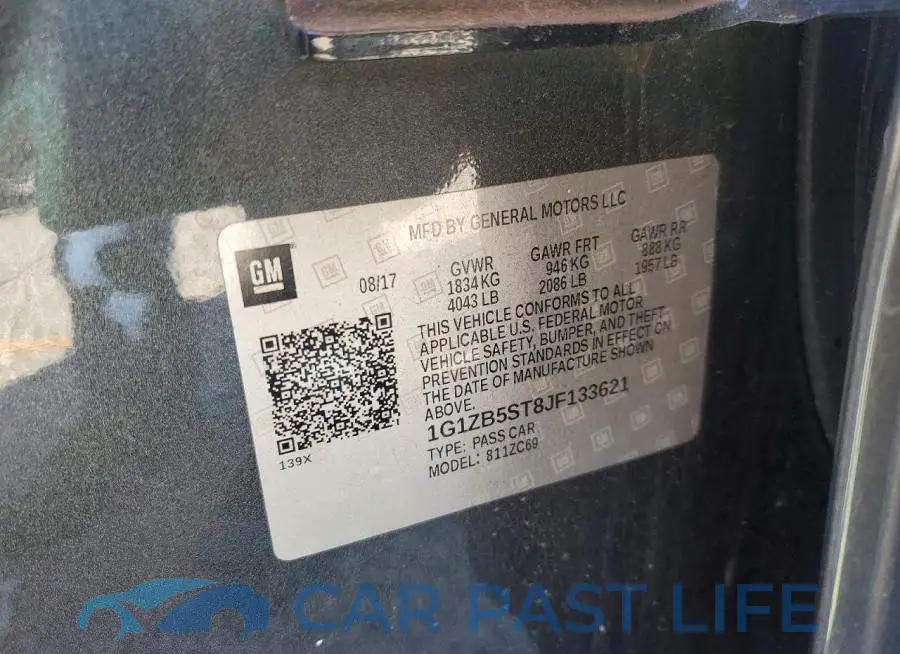 1G1ZB5ST8JF133621# 12
