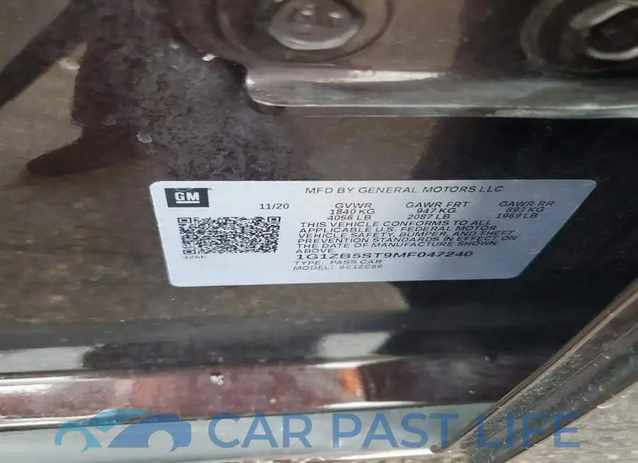 1G1ZB5ST9MF047240# 12