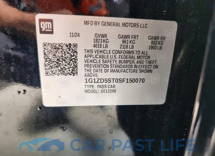 1G1ZD5ST0SF150070# 12