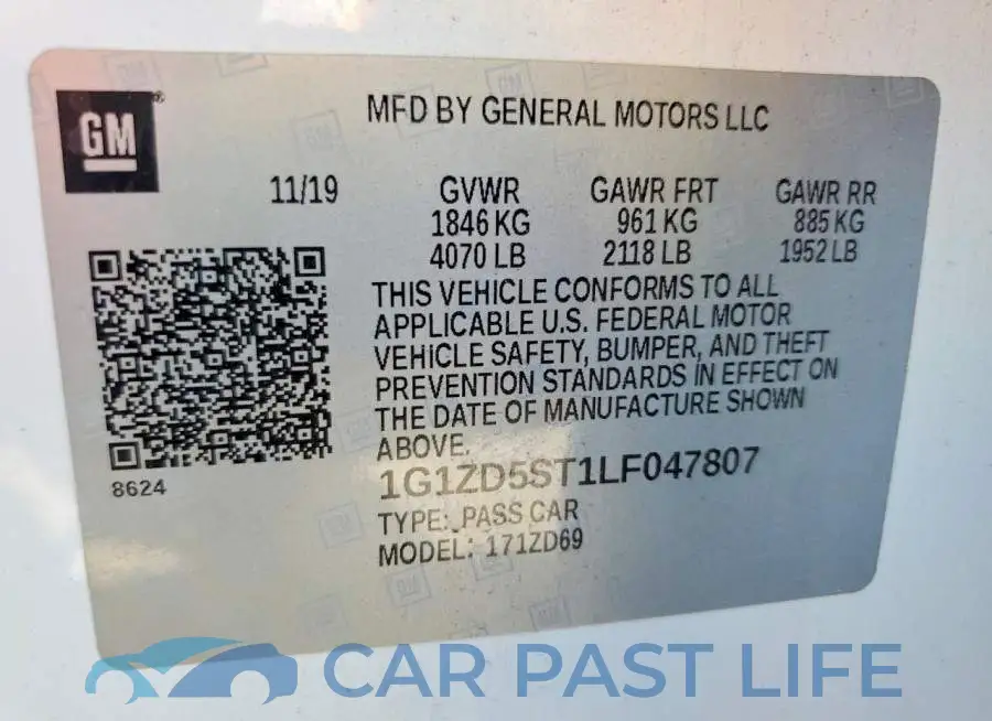 1G1ZD5ST1LF047807# 12