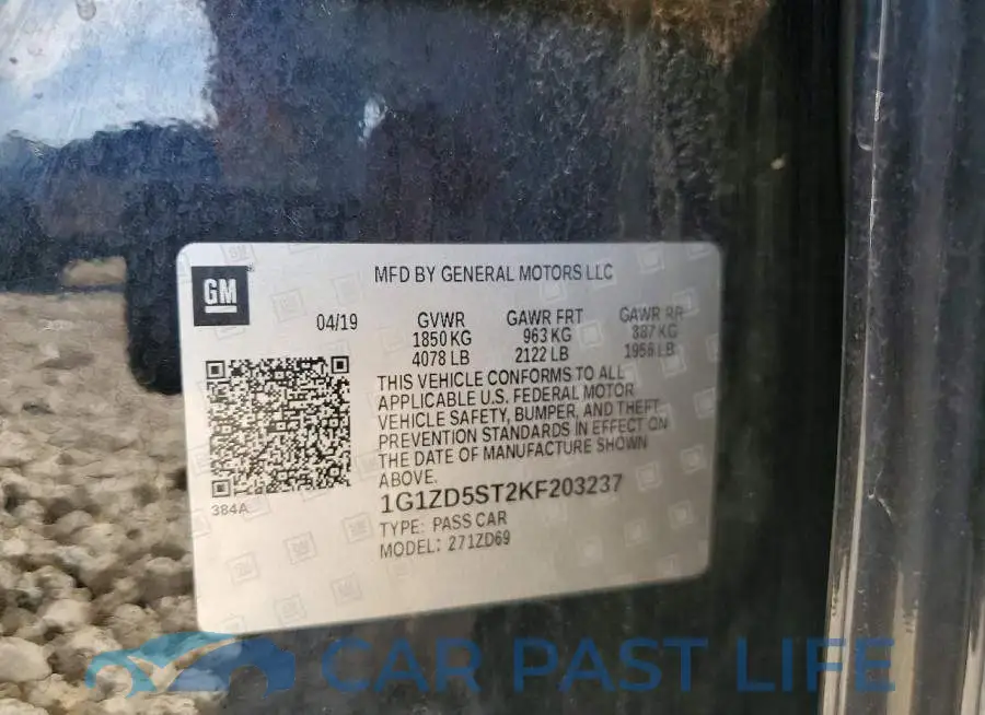 1G1ZD5ST2KF203237# 12