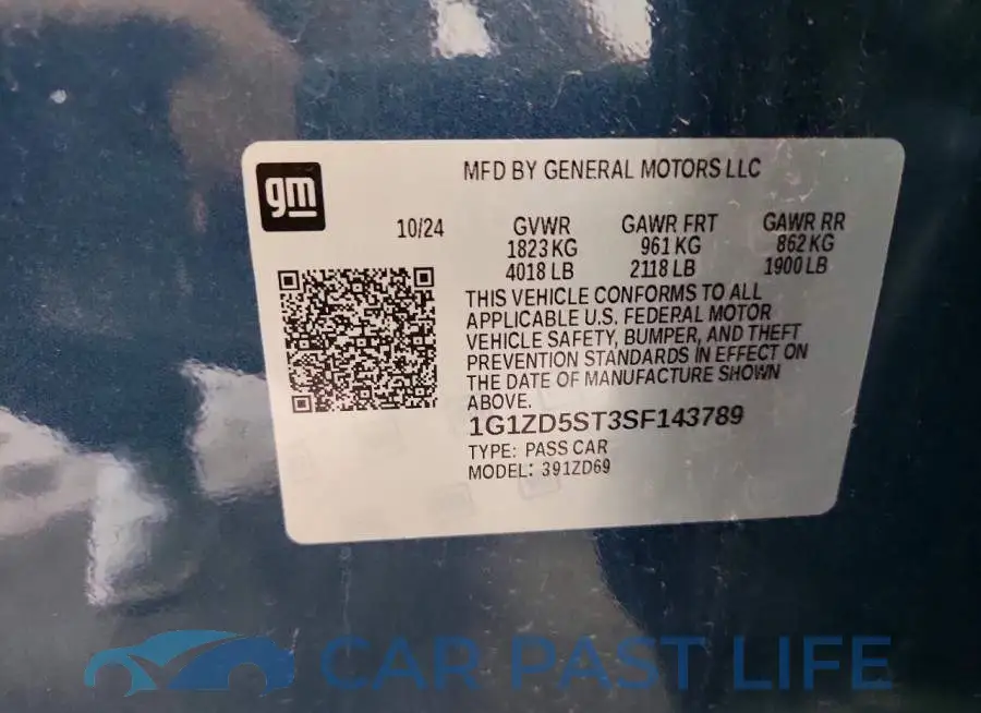 1G1ZD5ST3SF143789# 12