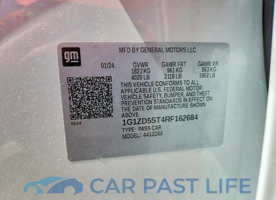 1G1ZD5ST4RF162684# 12