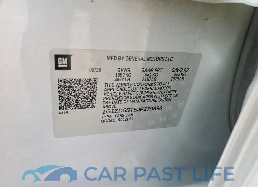 1G1ZD5ST5JF279890# 12