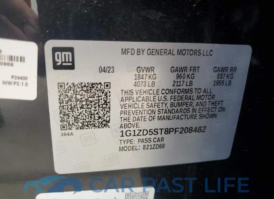 1G1ZD5ST8PF208482# 13