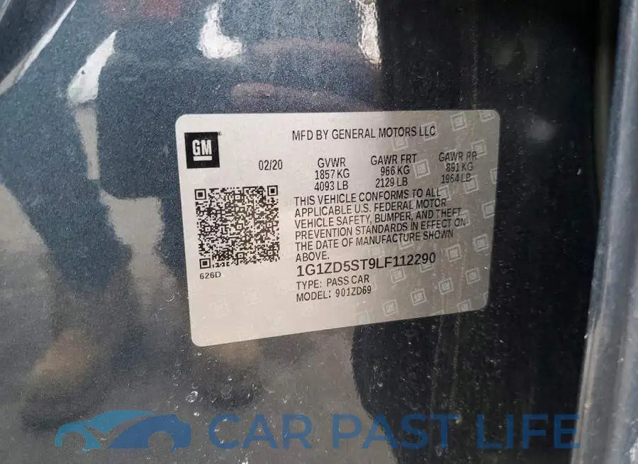 1G1ZD5ST9LF112290# 12