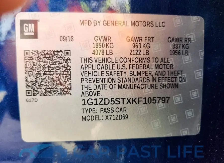 1G1ZD5STXKF105797# 12