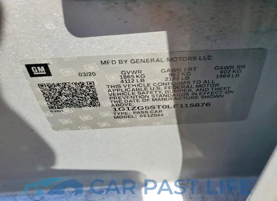 1G1ZG5ST0LF115876# 12