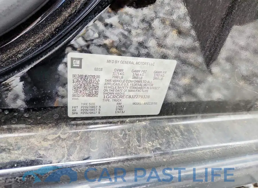 1GCRCREC8JZ279328# 12